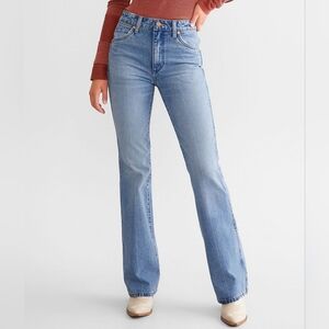 Wrangler Light Blue High-Rise Wide Leg Jeans